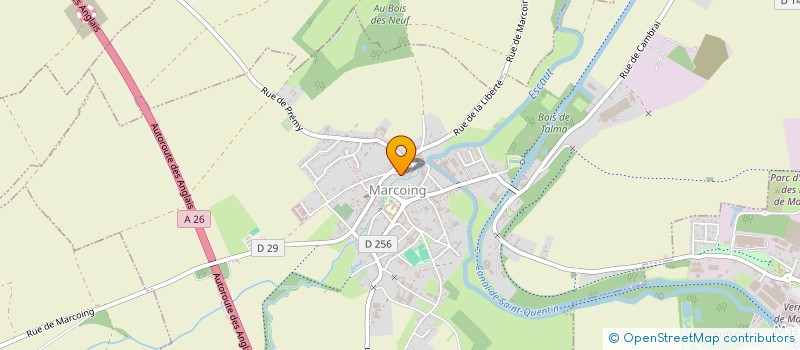 localisation de l'entreprise SCI MIDI  MARCOING