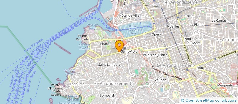 localisation de l'entreprise SCI MIDI à MARSEILLE