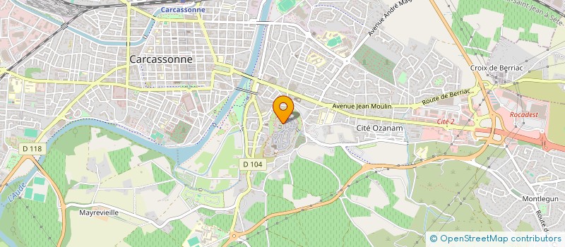 localisation de l'entreprise SCI MIDI DRAM à CARCASSONNE