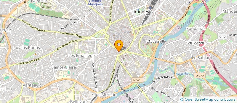 localisation de l'entreprise SCI MIDI DUPUYTREN à LIMOGES