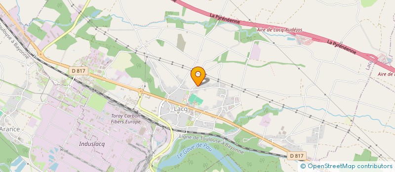 localisation de l'entreprise SCI MIDICHRI  LACQ