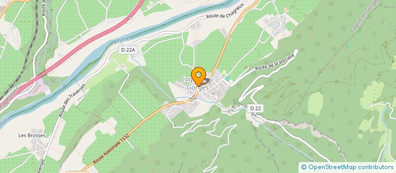 localisation de l'entreprise SCI MIDISA  COGNIN-LES-GORGES