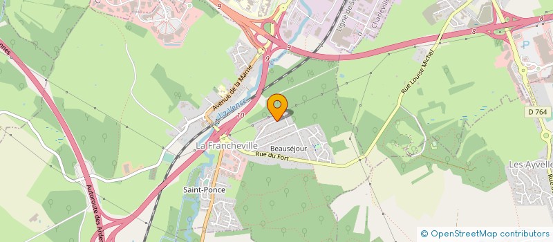 localisation de l'entreprise SCI MIDO  LA FRANCHEVILLE