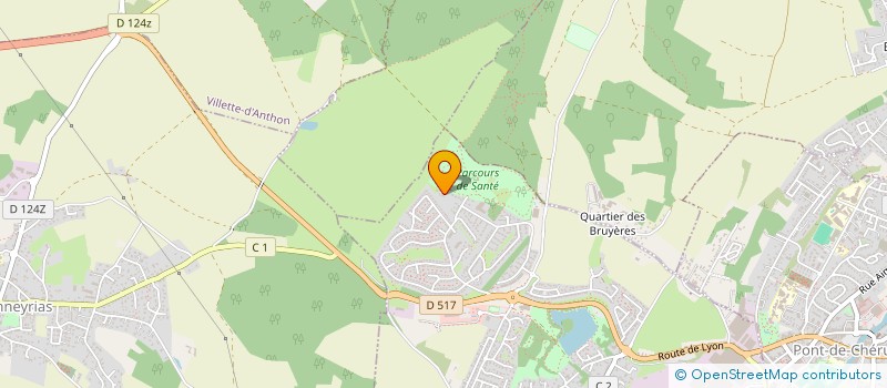 localisation de l'entreprise SCI MIDO  CHARVIEU-CHAVAGNEUX