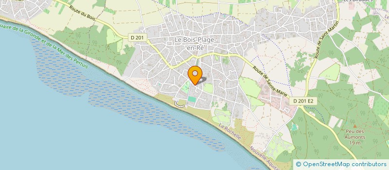 localisation de l'entreprise SCI MIDORE  LE BOIS-PLAGE-EN-RE