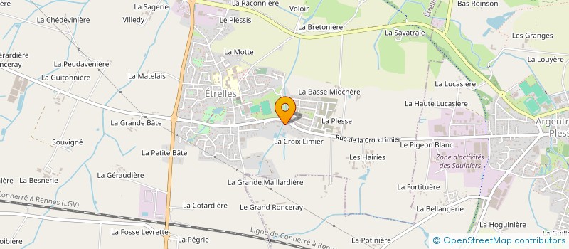 localisation de l'entreprise SCI MIDOSOLFA  ETRELLES