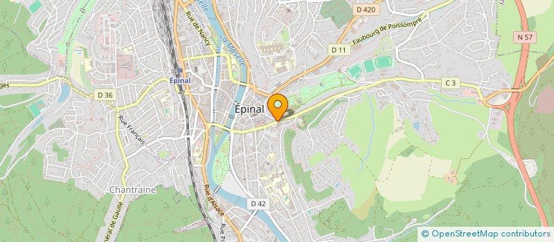 localisation de l'entreprise SCI MIE AMOR à EPINAL