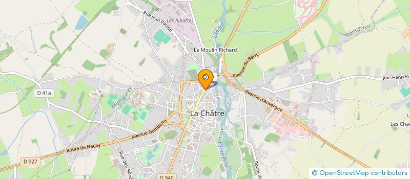 localisation de l'entreprise SCI MIEL à LA CHATRE