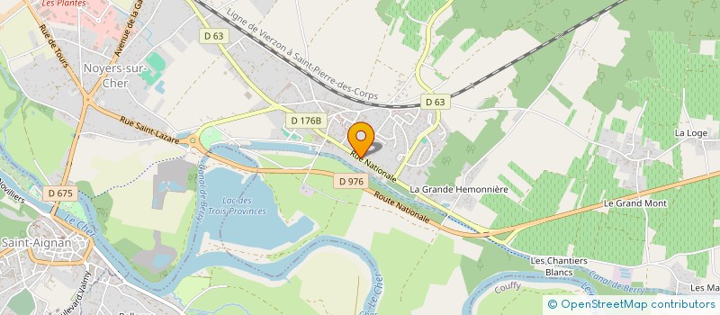 localisation de l'entreprise SCI MIEL  NOYERS-SUR-CHER