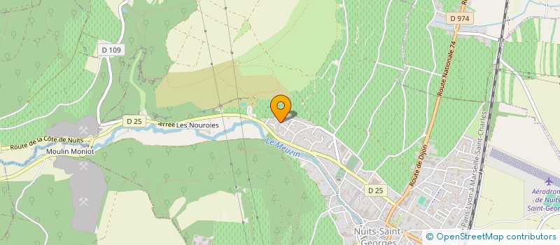 localisation de l'entreprise SCI MIEL à NUITS-SAINT-GEORGES