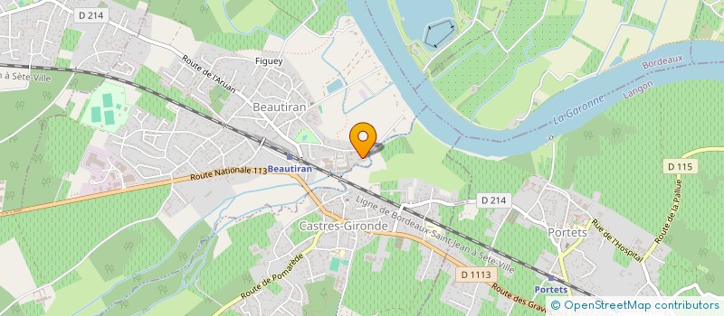 localisation de l'entreprise SCI MIEL  BEAUTIRAN