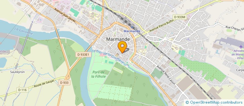 localisation de l'entreprise SCI MIEL  MARMANDE