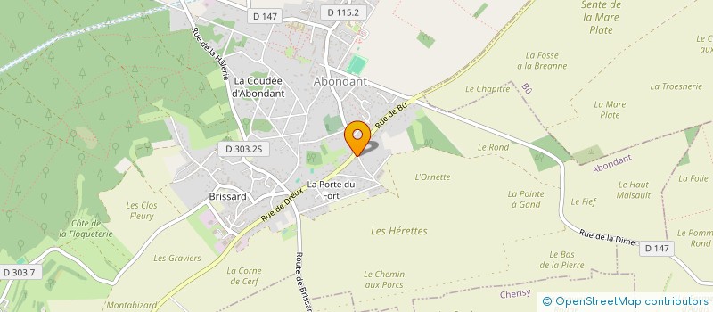 localisation de l'entreprise SCI MIEL à BU