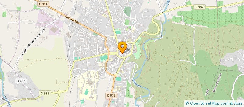 localisation de l'entreprise SCI MIEL & CO  UZES