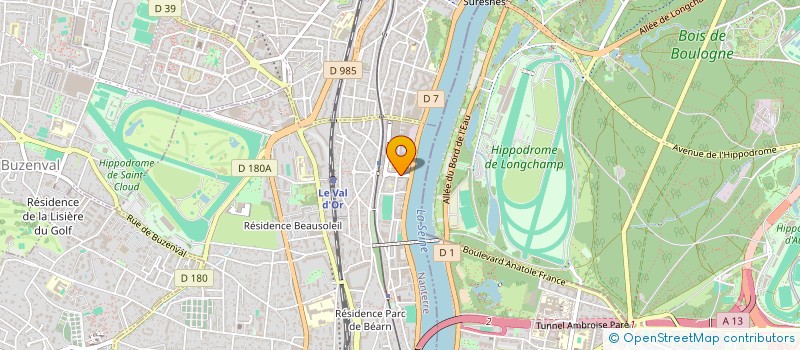 localisation de l'entreprise SCI MIEL'S INVEST à SAINT-CLOUD