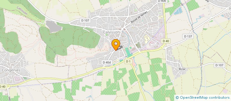 localisation de l'entreprise SCI MIELANO  CALVISSON