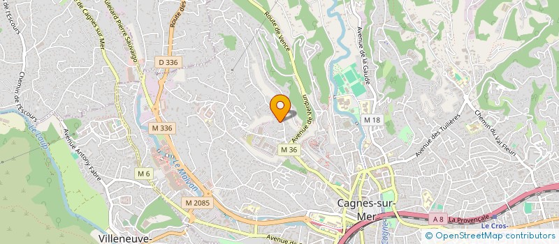 localisation de l'entreprise SCI MIELE à CAGNES-SUR-MER