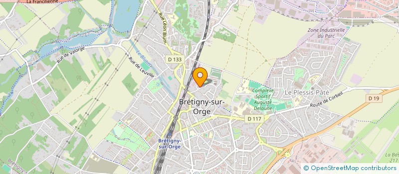localisation de l'entreprise SCI MIELIMMO 1 à BRETIGNY-SUR-ORGE