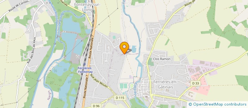 localisation de l'entreprise SCI MIERANDOBER à FONTENAY-SUR-LOING