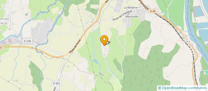 localisation de l'entreprise SCI MIETELE  BAIX