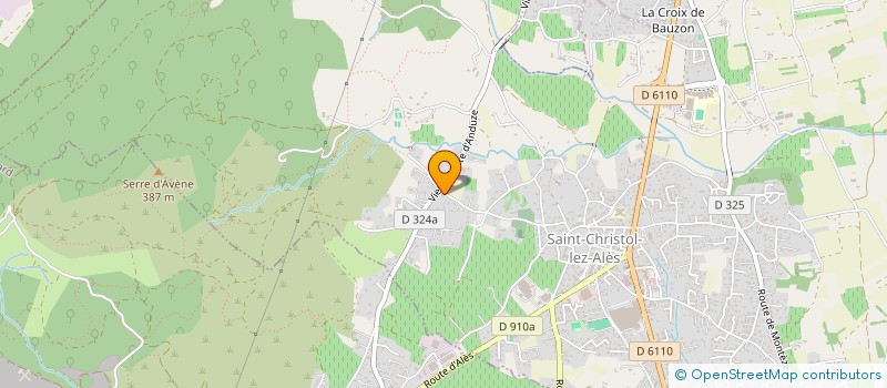 localisation de l'entreprise SCI MIETTE  SAINT-CHRISTOL-LEZ-ALES