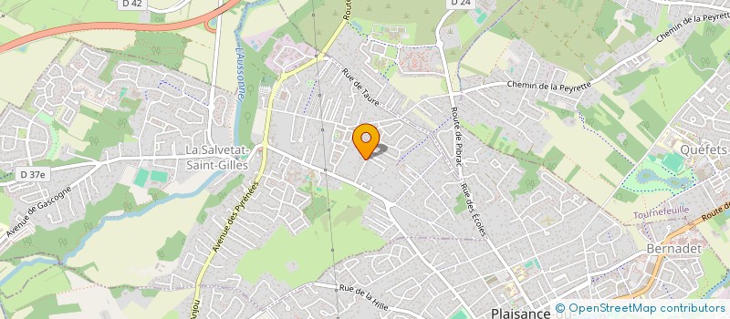 localisation de l'entreprise SCI MIEUX VIVRE  LA SALVETAT-SAINT-GILLES
