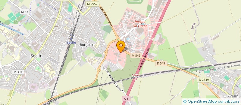 localisation de l'entreprise SCI MIEV à SECLIN