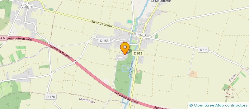 localisation de l'entreprise SCI MIF  SENAN