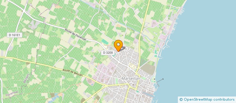 localisation de l'entreprise SCI MIFA à MARSEILLAN