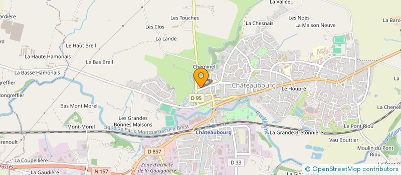 localisation de l'entreprise SCI MIFA  CHATEAUBOURG