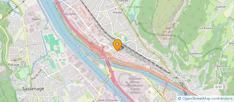 localisation de l'entreprise SCI MIFA  SAINT-MARTIN-LE-VINOUX