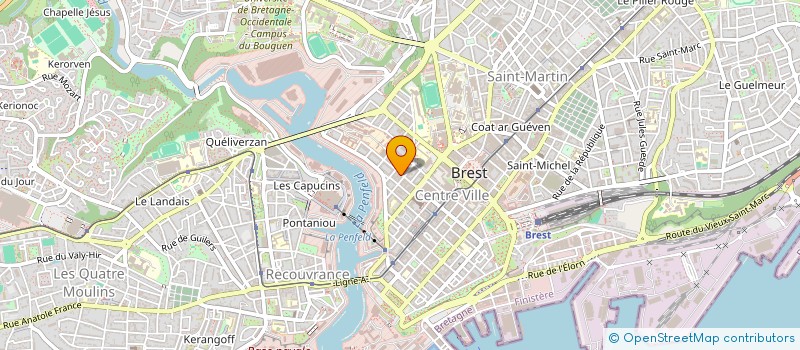 localisation de l'entreprise SCI MIFAGERIC à BREST