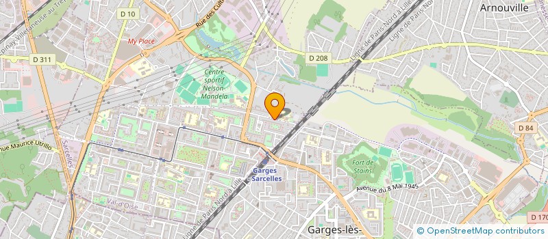 localisation de l'entreprise SCI MIFANGARO à SARCELLES