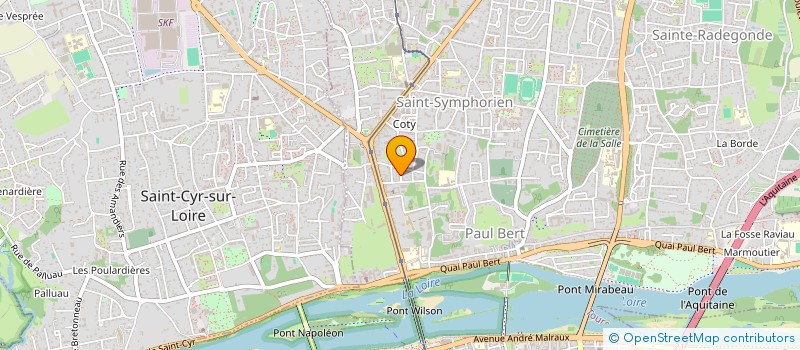 localisation de l'entreprise SCI MIFAYA IMMOBILIER  TOURS