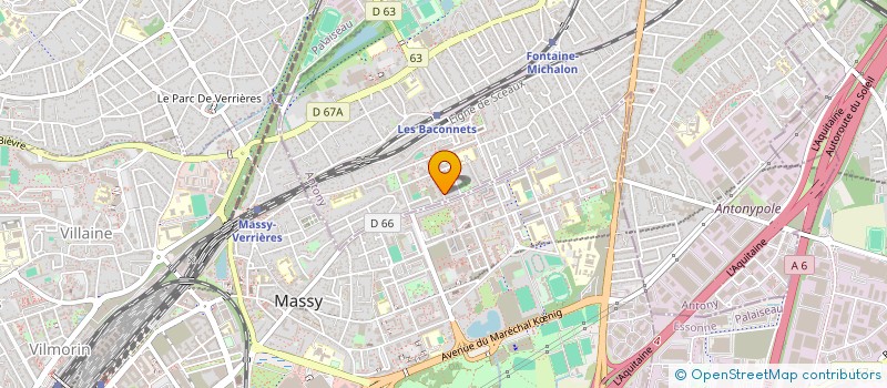 localisation de l'entreprise SCI MIFOGU à ANTONY