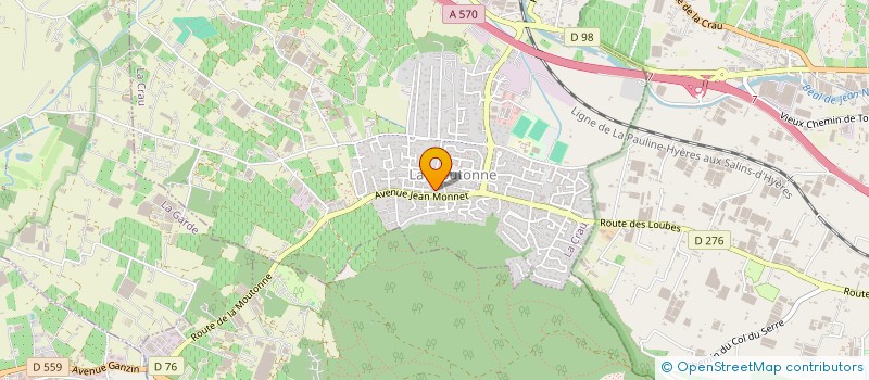 localisation de l'entreprise SCI MIFRED  LA CRAU