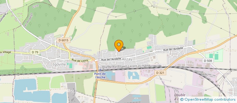 localisation de l'entreprise SCI MIG  ALIZAY