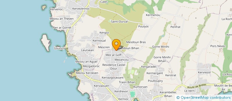 localisation de l'entreprise SCI MIG  LANILDUT