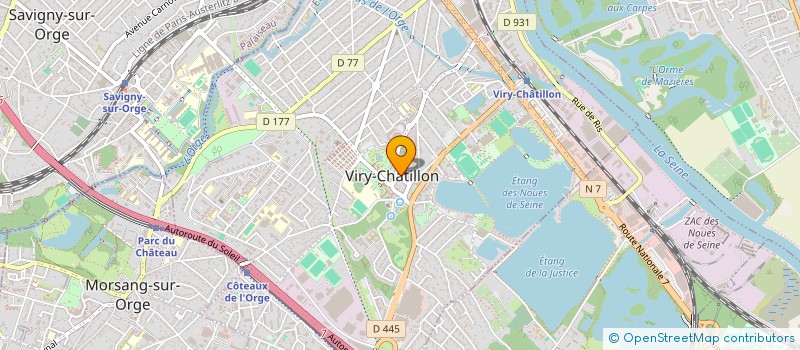 localisation de l'entreprise SCI MIG à VIRY-CHATILLON