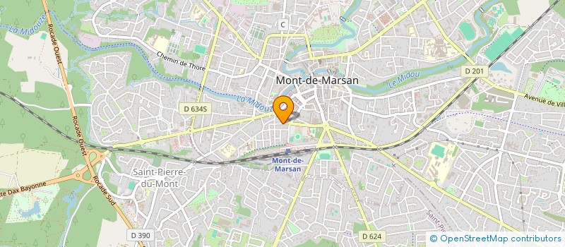 localisation de l'entreprise SCI MIGA à MONT-DE-MARSAN