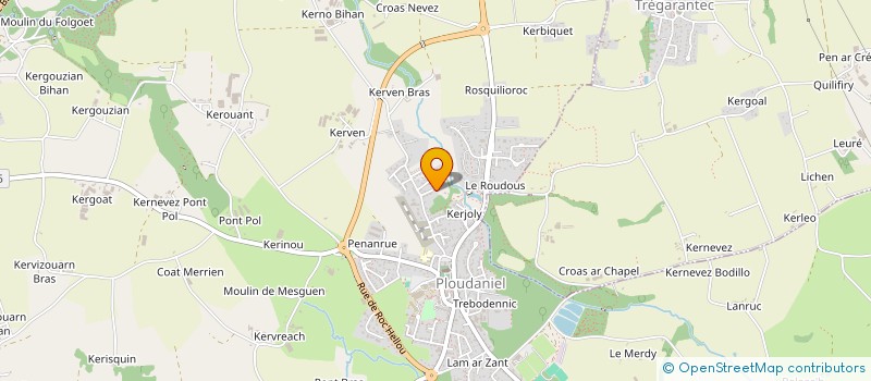 localisation de l'entreprise SCI MIGA  PLOUDANIEL