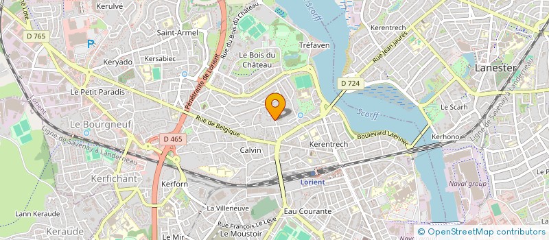 localisation de l'entreprise SCI MIGAL à PLOEMEUR