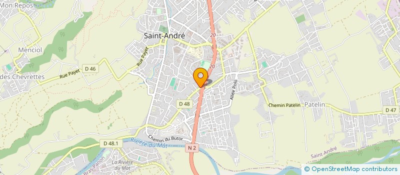 localisation de l'entreprise SCI MIGALE à SAINT-ANDRE