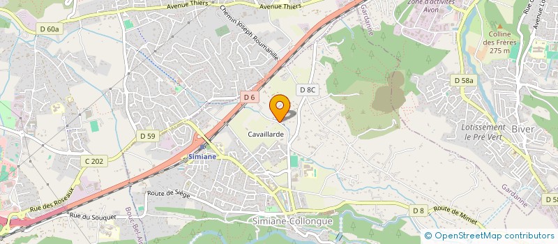 localisation de l'entreprise SCI MIGE LN  SIMIANE-COLLONGUE