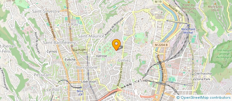 localisation de l'entreprise SCI MIGEM à NICE