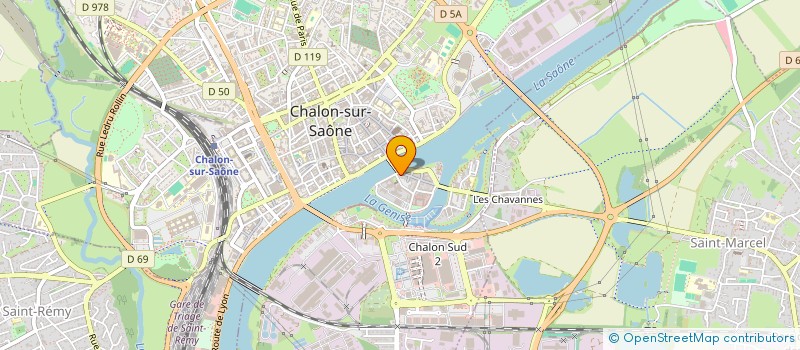 localisation de l'entreprise SCI MIGEON à CHALON-SUR-SAONE