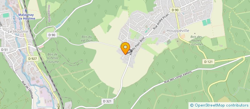 localisation de l'entreprise SCI MIGLESOL  HOUPPEVILLE