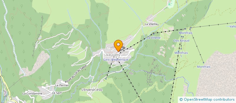 localisation de l'entreprise SCI MIGLIORE  VAUJANY