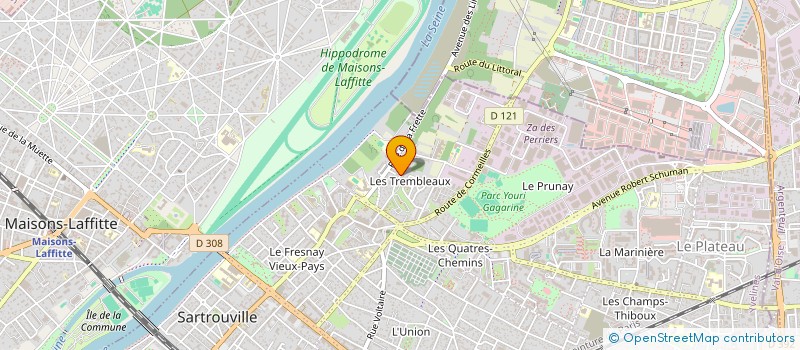 localisation de l'entreprise SCI MIGNAT  SARTROUVILLE