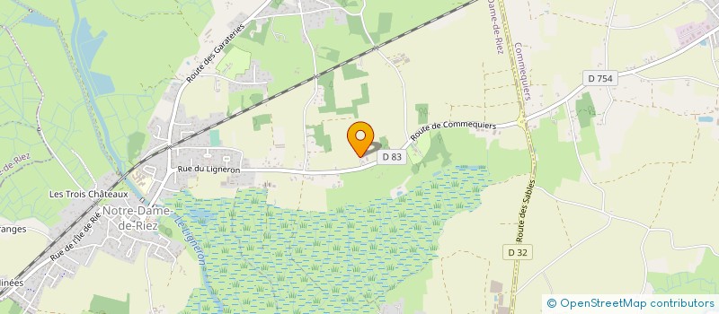 localisation de l'entreprise SCI MIGNE à NOTRE-DAME-DE-RIEZ